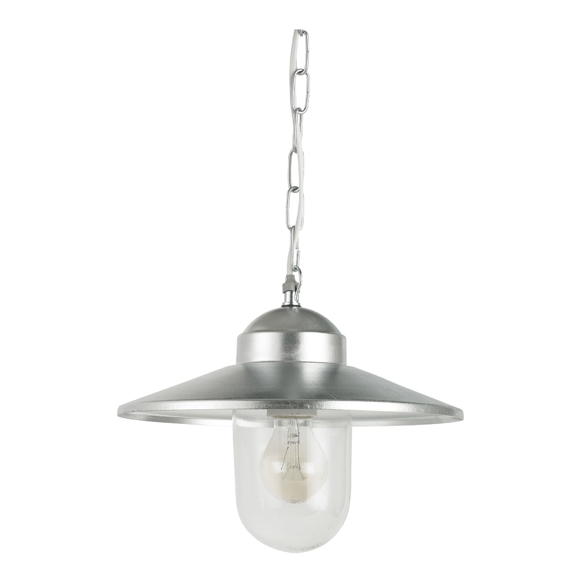 Norlys - KARLSTAD CHAINE galvanisé 57W halogène max./E27 IP55 cl II verrerie claire poly.