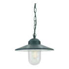 Norlys - KARLSTAD CHAINE noir 57W halogène max./E27 IP55 cl II verrerie claire polyc.