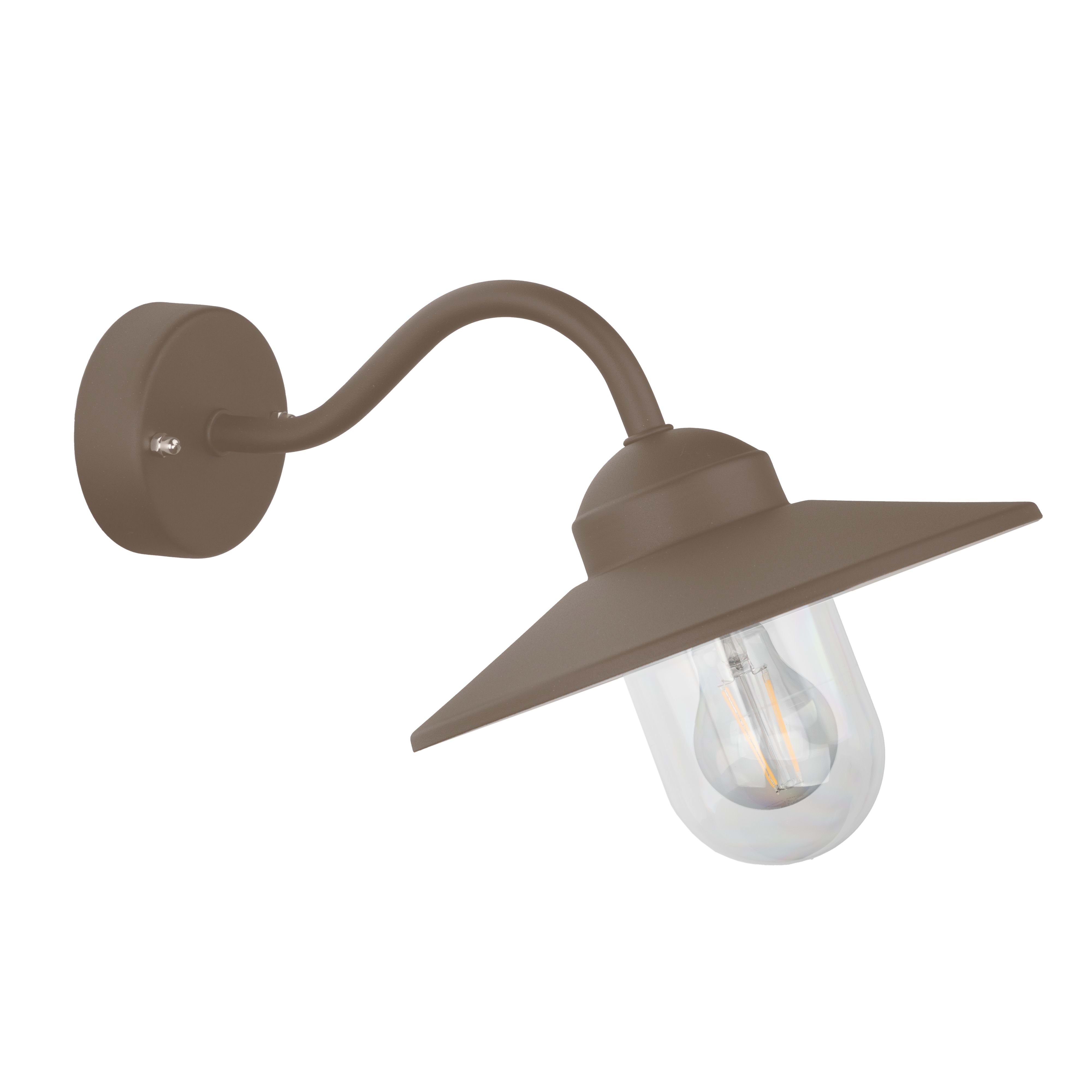 Norlys - KARLSTAD Taupe 57W halogène max./E27 IP55 cl II verrerie claire polyc.