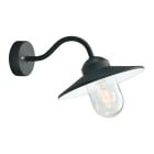 Norlys - KARLSTAD noir 57W halogene max.-E27 IP55 cl II verrerie claire polyc.