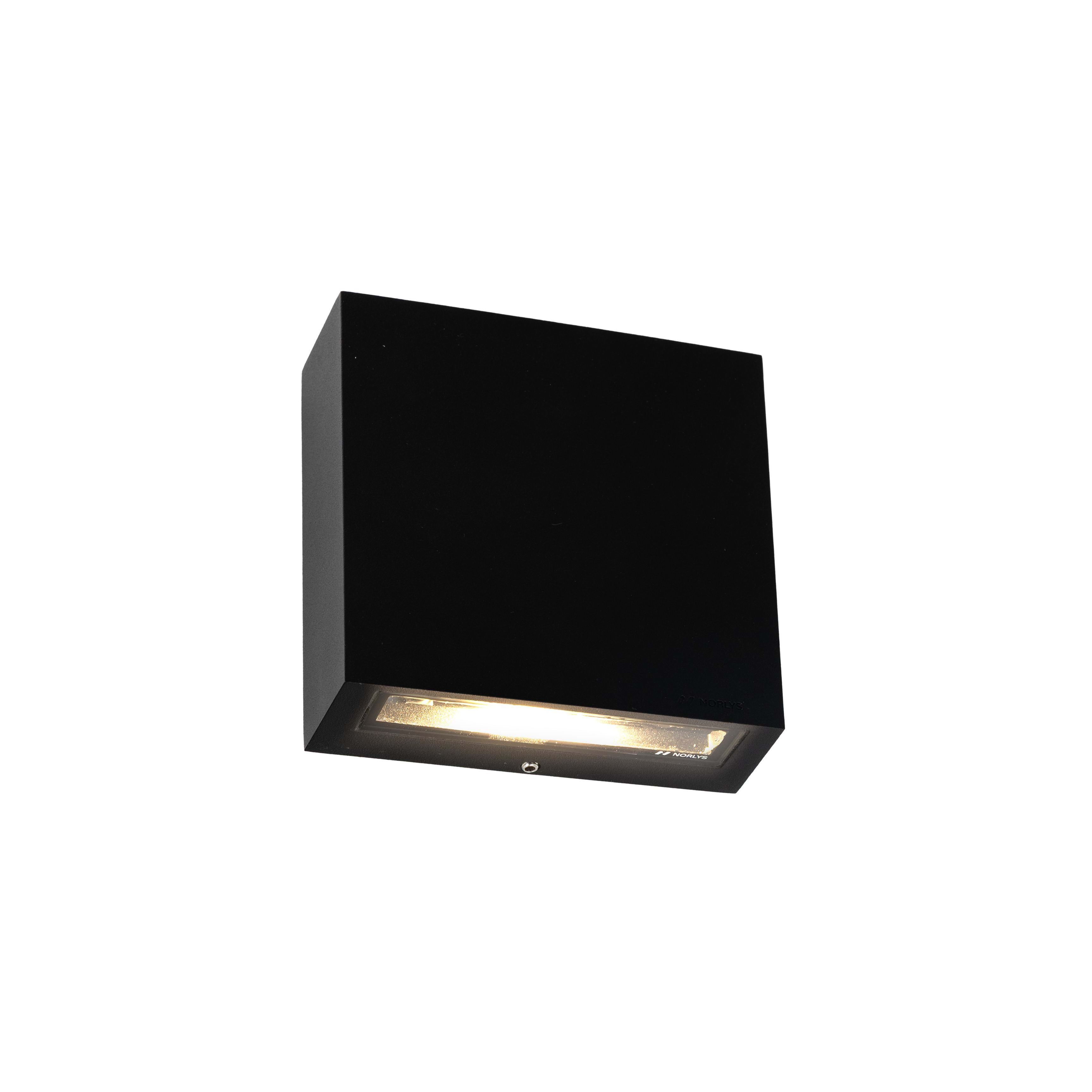 Norlys - NORA noir 15W LED dim. flux 679lm 3000K IP65 cl I Up&Down 65° 65°