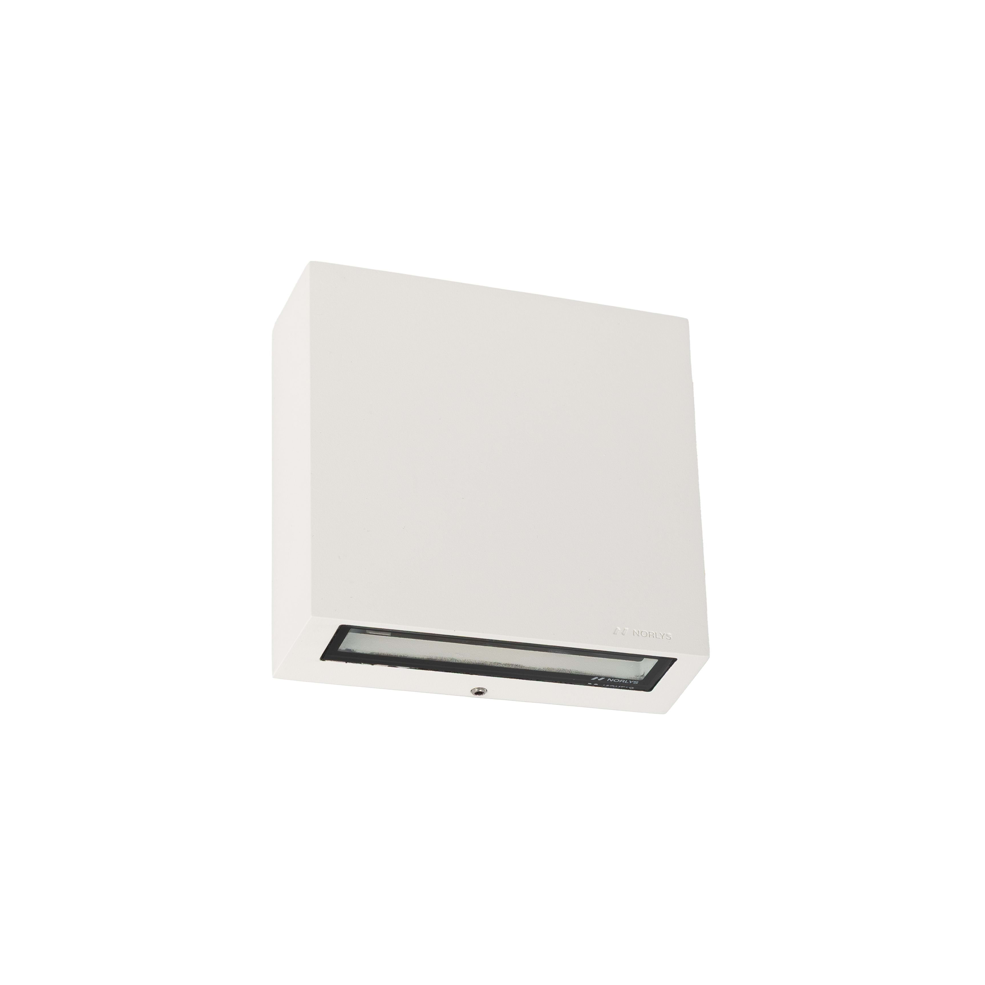 Norlys - NORA blanc 15W LED dim. flux 679lm 3000K IP65 cl I Up&Down 65° 65°