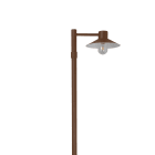 Norlys - LUND MAT Corten 1x57W halogène max./E27 IP55 classe II verrerie claire polyc.