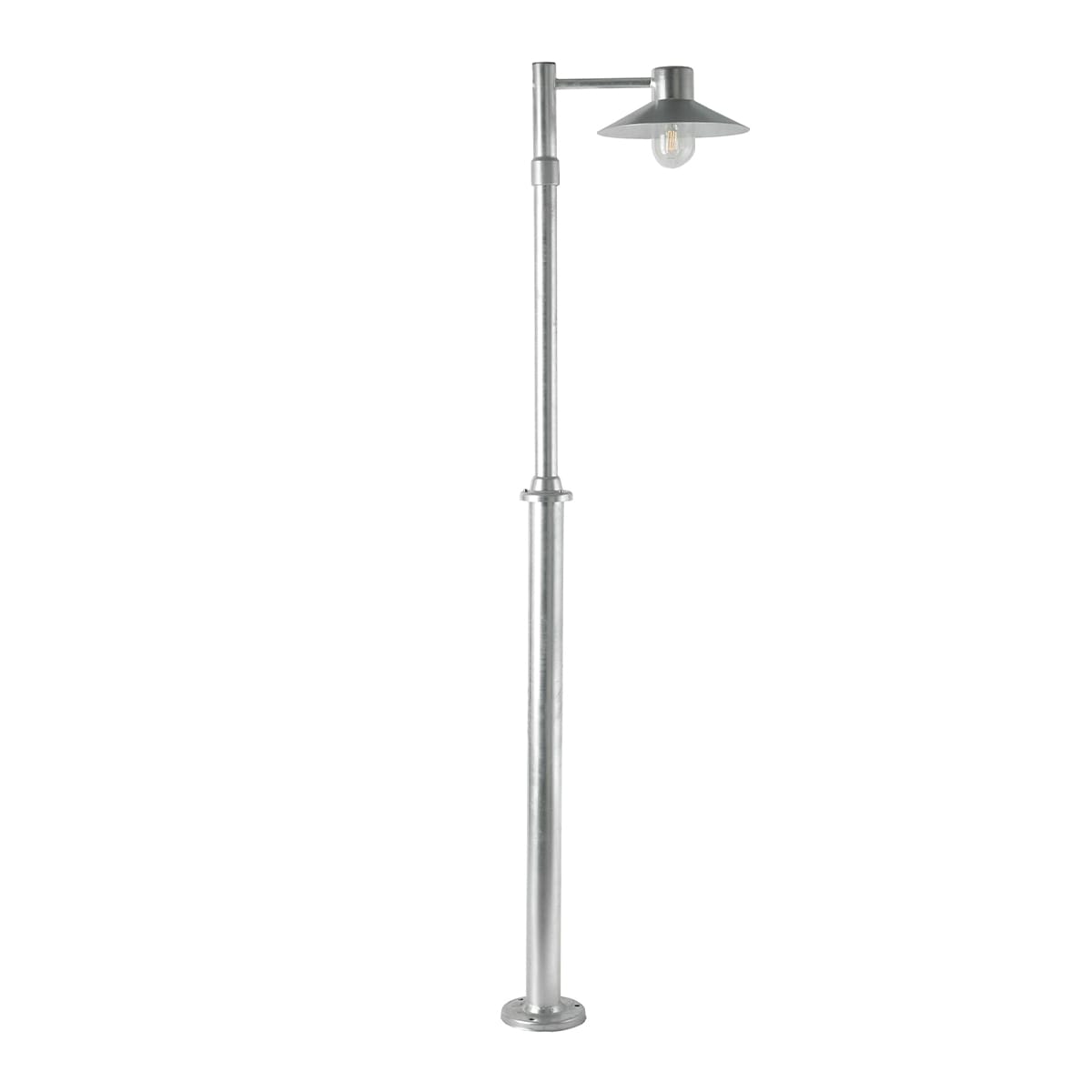 Norlys - LUND MAT galvanisé 1x57W halogène max./E27 IP55 classe II verrerie claire polyc.