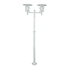 Norlys - STOCKHOLM BIG galvanisé 2x77W halogène max./E27 IP54 classe II ver. claire poly.