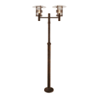 Norlys - STOCKHOLM BIG patine rouille 2x77W halogène max./E27 IP54 cl II ver. claire poly