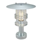 Norlys - STOCKHOLM galvanisé 46W halogène max./E27 IP54 classe II verrerie claire polyc.