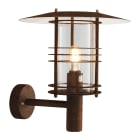 Norlys - STOCKHOLM BIG patine rouille 77W halogène max./E27 IP54 cl II ver. claire polyc.