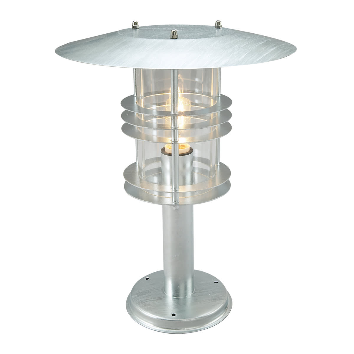 Norlys - STOCKHOLM BIG galvanisé 77W halogène max./E27 IP54 cl II verrerie claire polyc.