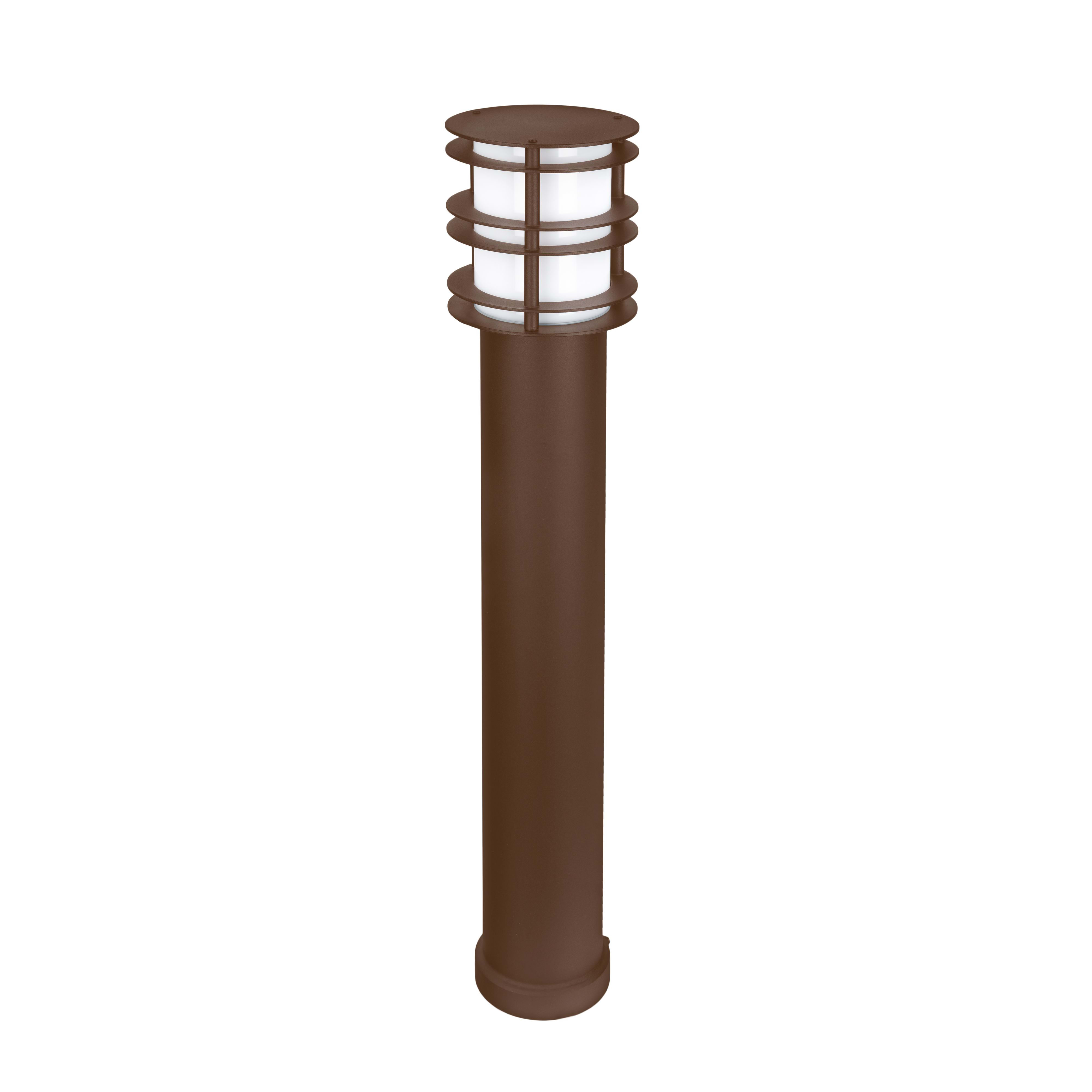 Norlys - STOCKHOLM Corten 46W halogène max./E27 IP65 classe II ver. opale poly. H850mm