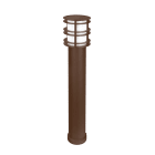 Norlys - STOCKHOLM Corten 46W halogène max./E27 IP65 classe II ver. opale poly. H850mm