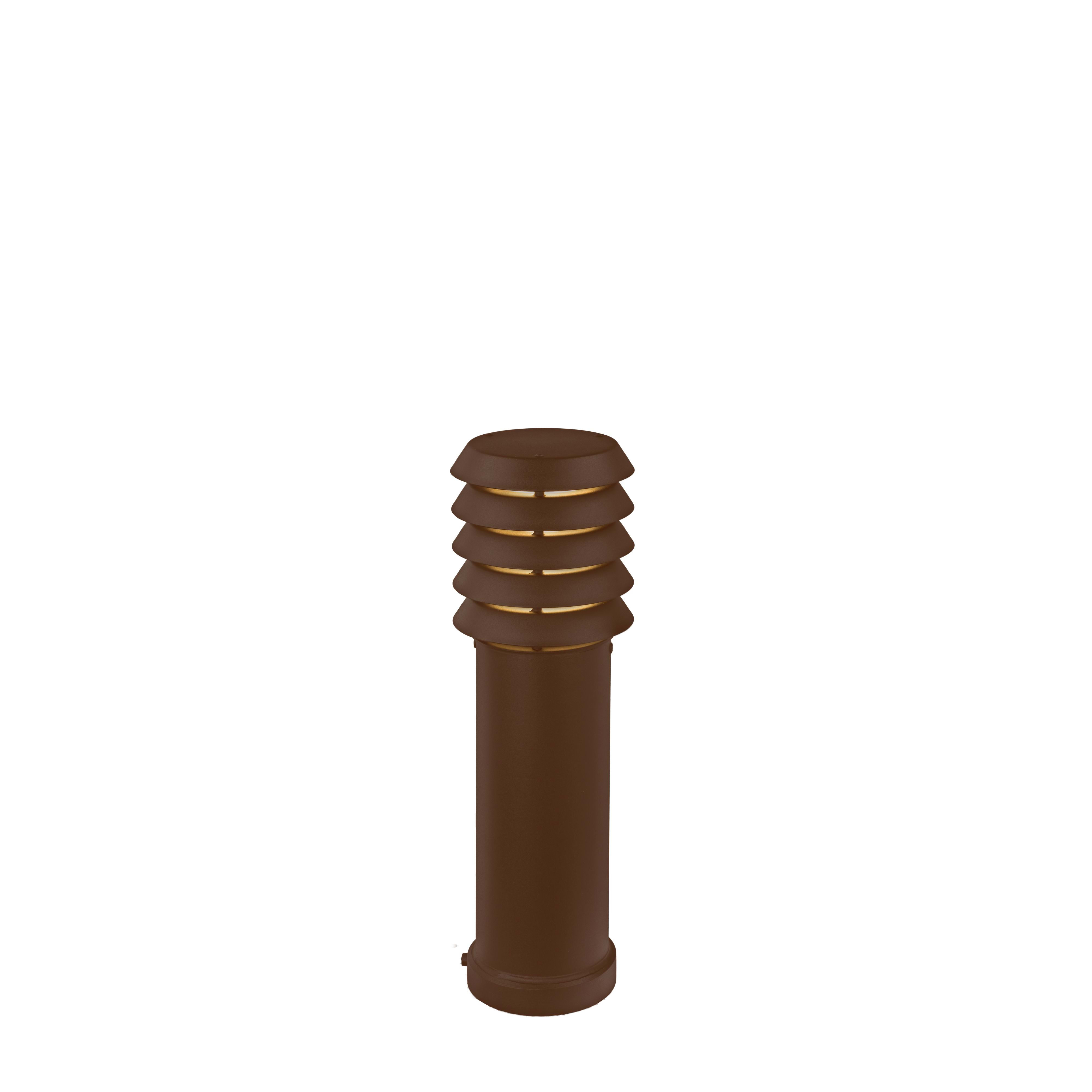 Norlys - ALTA Corten 46W halogène max./E27 IP65 classe II ver. opale polyc. H490mm