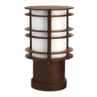 Norlys - STOCKHOLM patine rouille 46W halogène max./E27 IP65 cl II ver. opale poly H260mm