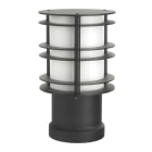 Norlys - STOCKHOLM noir 10W LED dim. flux 333lm 3000K classe I IP65 ver. op polyc. H280mm