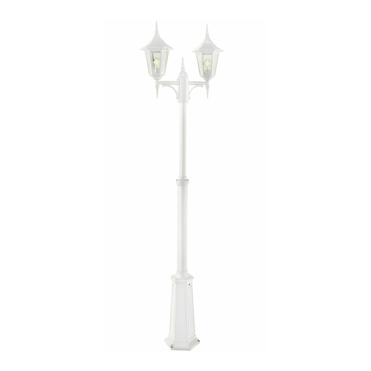 Norlys - MODENA MAT blanc 2x77W halogène max./E27 IP54 classe II ver. claire polyc.
