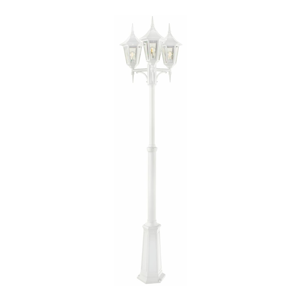 Norlys - MODENA MAT blanc 3x77W halogène max./E27 IP54 classe II ver. claire polyc.