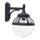 Norlys - BOLOGNA APPLIQUE noir 46W halogène max./E27 IP54 cl II ver. claire polyc. H400mm