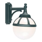 Norlys - BOLOGNA APPLIQUE noir 46W halogène max./E27 IP54 cl II ver. opale polyc. H400mm