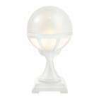 Norlys - BOLOGNA BORNE blanc 46W halogène max./E27 IP54 cl II ver. opale polyc. H435mm