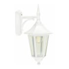 Norlys - MODENA APPLIQUE blanc 77W halogène max./E27 IP54 cl II ver. claire polyc. H550mm