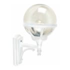 Norlys - BOLOGNA APPLIQUE blanc 46W halogène max./E27 IP54 cl II ver. claire poly. H485mm