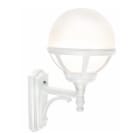 Norlys - BOLOGNA APPLIQUE blanc 46W halogène max./E27 IP54 cl II ver. opale polyc. H485mm