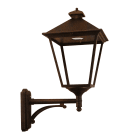 Norlys - LONDON BIG patine rouille 9,5W LED flux 757lm 3000K IP54 cl II sans ver. H670mm