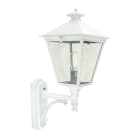 Norlys - LONDON blanc 77W halogène max./E27 IP54 classe II ver. claire polyc. H520mm