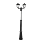 Norlys - LONDON MAT noir 2x77W halogène max./E27 IP54 cl II ver. claire poly.