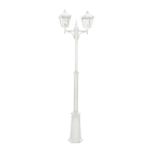Norlys - LONDON MAT blanc 2x77W halogène max./E27 IP54 cl II ver. claire poly.