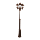 Norlys - LONDON MAT patine rouille 3x77W halogène max./E27 IP54 cl II ver. claire poly.