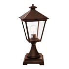 Norlys - LONDON BORNE rouille 77W halogène max./E27 IP54 cl II ver. claire polyc. H470mm