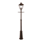 Norlys - LONDON BIG MAT patine rouille 77W halogène max./E27 IP54 cl II ver. claire poly.