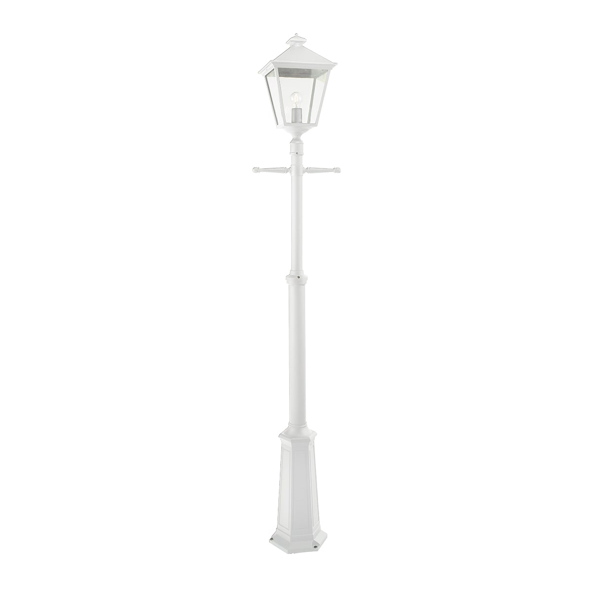 Norlys - LONDON BIG MAT blanc 77W halogène max./E27 IP54 cl II ver. claire poly.