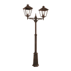 Norlys - LONDON BIG MAT patine rouille 2x77W halogène max./E27 IP54 cl II ver claire poly