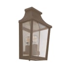 Norlys - LONDON APPLIQUE Taupe 57W halogène max./E27 IP54 classe II ver. claire polyc.