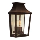 Norlys - LONDON APPLIQUE patine rouille 57W halogène max./E27 IP54 cl II ver. claire poly