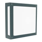Norlys - NORDLAND graphite 2xE27 IP65 classe I verrerie opale polycarbonate IK10