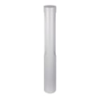 Norlys - KISA BORNE gris alu 13,4W LED dim. flux 1274lm 3000K IP65 cl I 2 côtés H850mm