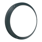 Norlys - BORNHOLM graphite 17,5W LED flux 794lm 3000K IP65 cl1 verrerie opale polyc. IK10