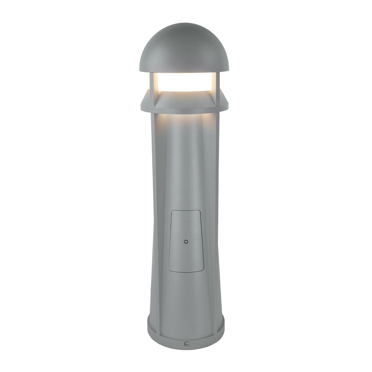 Norlys - NARVIK PRO gris alu 13,4W LED dim. flux 666lm 3000K IP65 cl II givrée H950mm