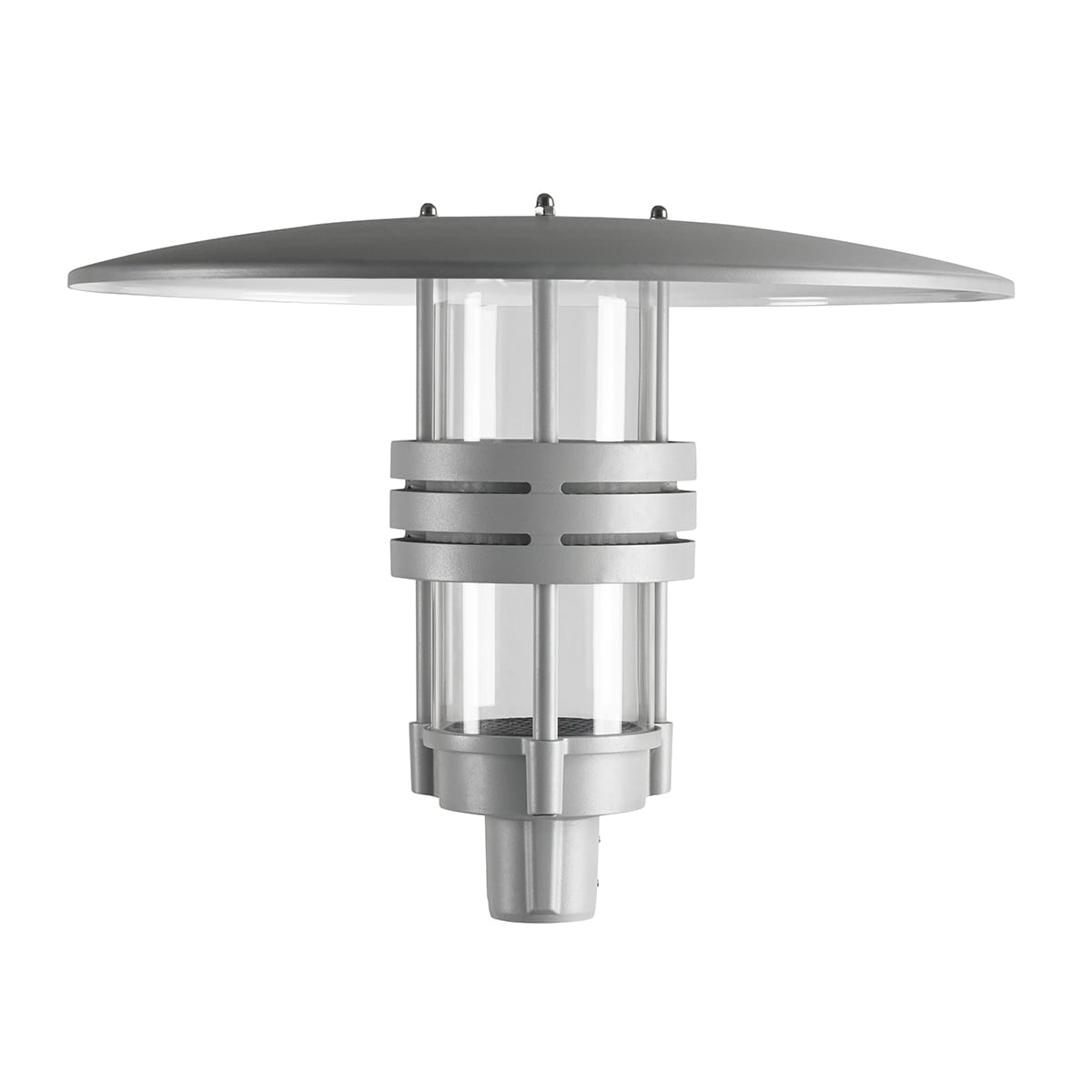 Norlys - VISBY TETE gris alu 44,5W LED flux 2465lm 3000K IP65 classe I pour mât ?60mm