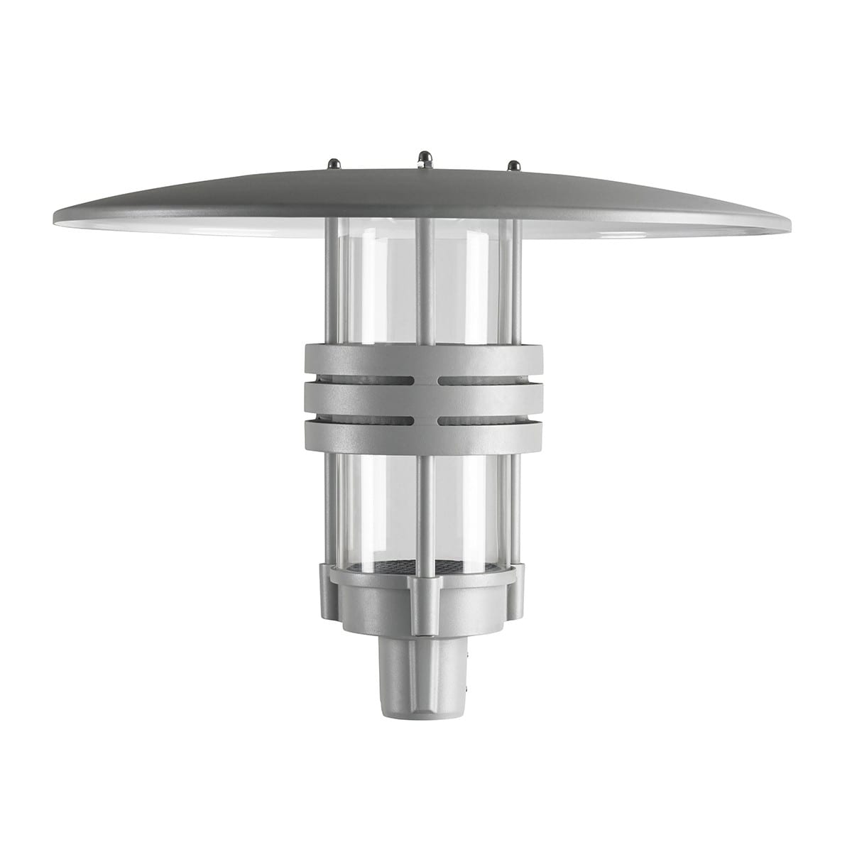 Norlys - VISBY TETE gris alu 44,5W LED flux 2465lm 3000K IP65 classe I pour mât 60mm