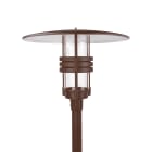 Norlys - VISBY TETE Corten 44,5W LED flux 2465lm 3000K IP65 classe I pour mât ?60mm