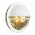 Norlys - BERLIN blanc 46W halogène max./E27 IP54 classe I verrerie claire polycarbonate