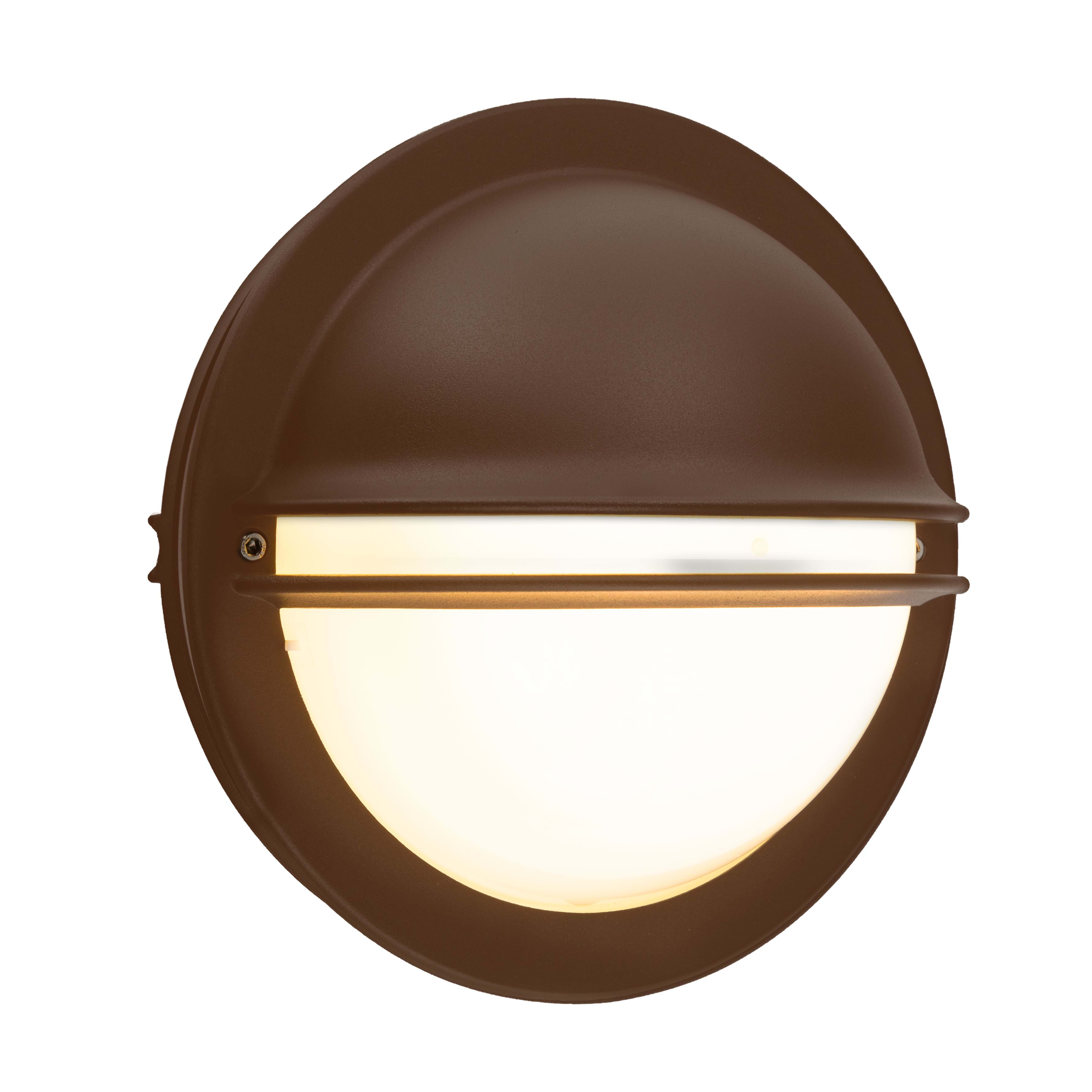 Norlys - BERLIN Corten 46W halogène max./E27 IP54 classe I verrerie opale polycarbonate