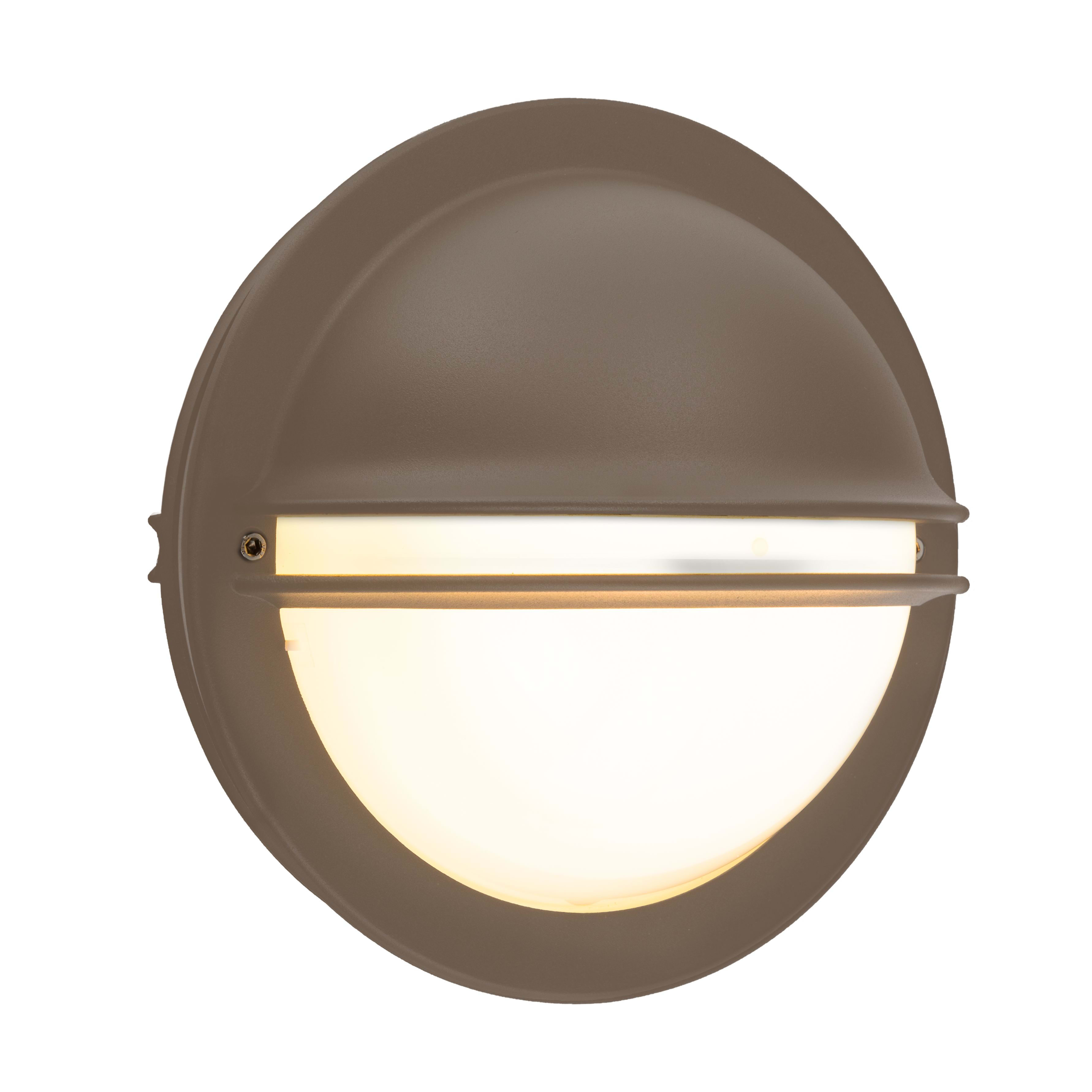 Norlys - BERLIN Taupe  46W halogène max./E27 IP54 classe I verrerie opale polycarbonate