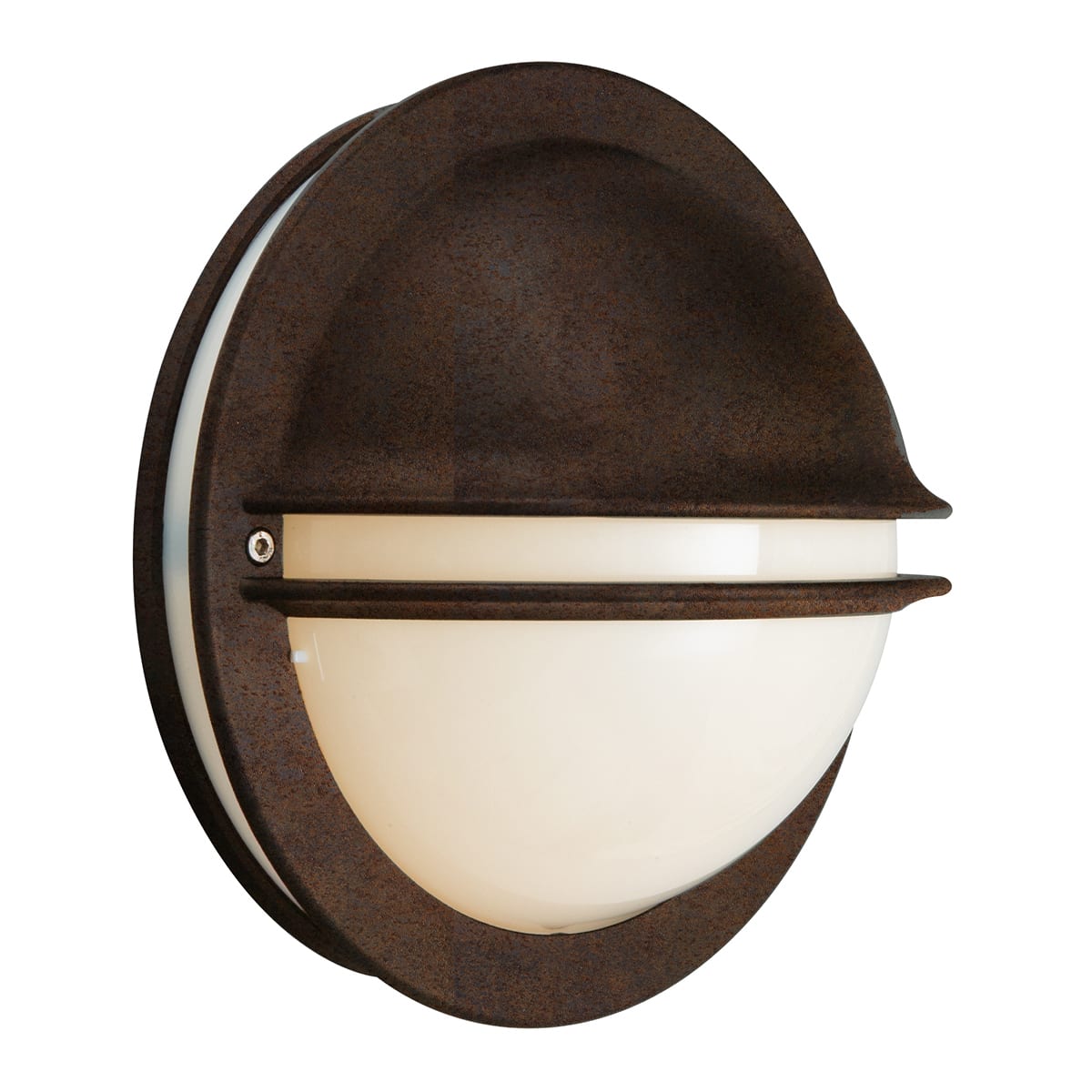 Norlys - BERLIN patine rouille 46W halogène max./E27 IP54 classe I verrerie opale polyc.