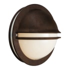 Norlys - BERLIN patine rouille 46W halogène max./E27 IP54 classe I verrerie opale polyc.