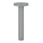 Norlys - BORG BORNE gris alu 16W LED dim. flux 1358lm 3000K IP65 cl I polyc. H550mm